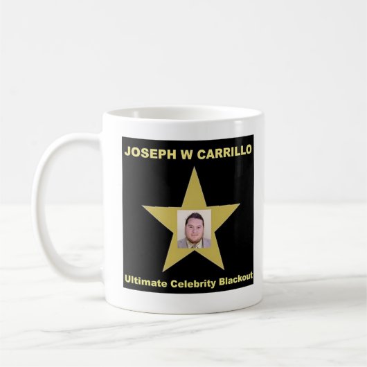 Joseph Carrillo Ultimate Celebrity Blackout Mok (Links)
