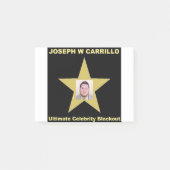 Joseph Carrillo - Ultimate Celebrity Blackout Post-it® Notes (Voorkant)