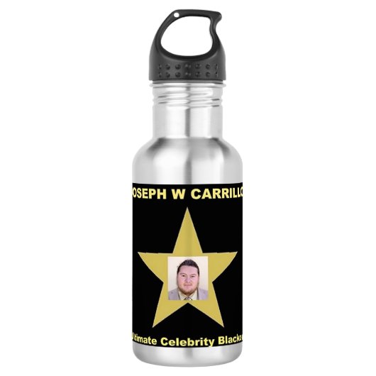Joseph Carrillo - Ultimate Celebrity Blackout Waterfles (Voorkant)