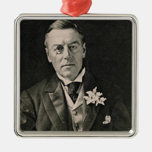 Joseph Chamberlain Metalen Ornament (Voorkant)