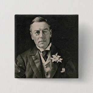 Joseph Chamberlain Vierkante Button 5,1 Cm