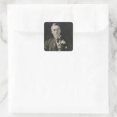 Joseph Chamberlain Vierkante Sticker (Tas)