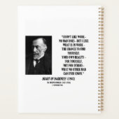 Joseph Conrad de Kans van het Werk Uw Eigen Citaat Planner (Achterkant)