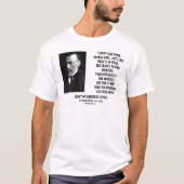 Joseph Conrad de Kans van het Werk Uw Eigen Citaat T-shirt (Voorkant)
