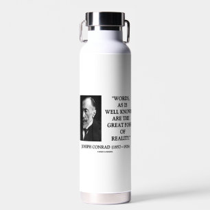 Joseph Conrad Woorden Grote Vijanden Van De Realit Waterfles