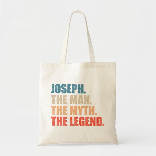 Joseph De Man De Mythe De Legende Tote Bag (Voorkant)