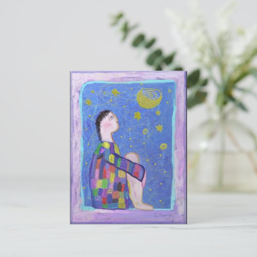 JOSEPH DOOR IAN ROZ BRIEFKAART (Staand voorkant)