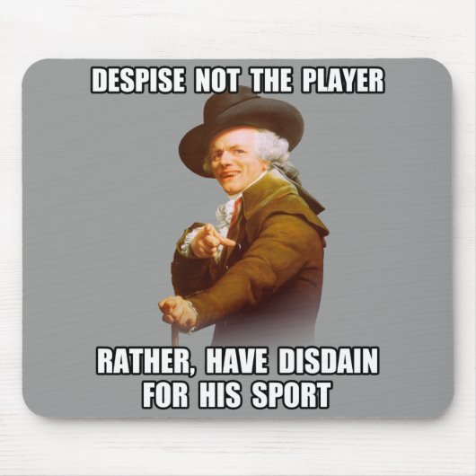 Joseph Ducreux Player Disdain Muismat (Voorkant)