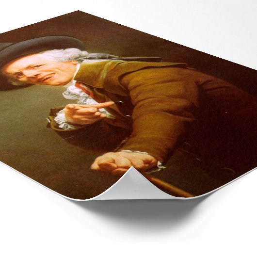 Joseph Ducreux Self Portrait Poster (Hoek)