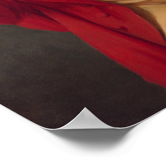 Joseph Ducreux Yawning Self Portrait Poster (Hoek)