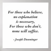 Joseph Dunninger Quote Poster van SRF (Voorkant)