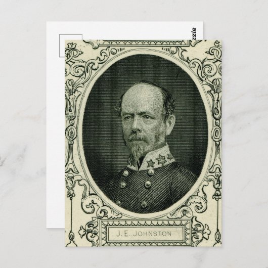 Joseph E. Johnston Briefkaart (Voorkant / Achterkant)