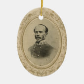 Joseph E. Johnston Keramisch Ornament (Voorkant)