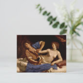 Joseph en de vrouw van Potiphar, c.1649 Briefkaart (Staand voorkant)