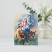 Joseph en Mary met Baby Jesus Briefkaart (Staand voorkant)