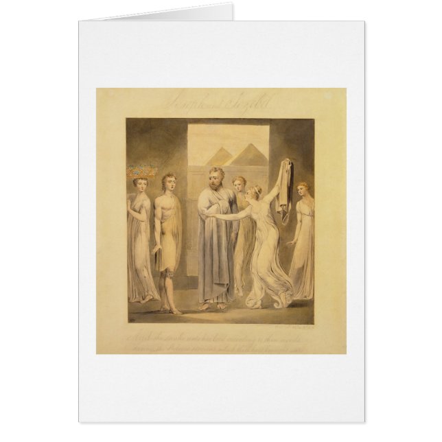 Joseph en Potiphar's Wife, 1803-05 (pen en inkt en (Voorkant)