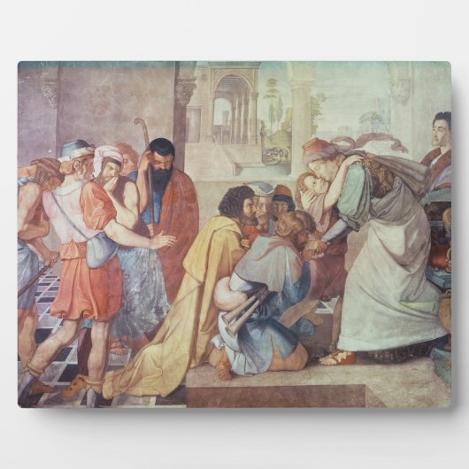 Joseph erkend door zijn broers fotoplaat (Voorkant)