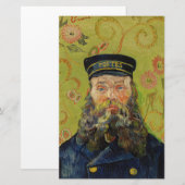Joseph-Étienne Roulin (door Vincent van Gogh) Briefpapier (Voorkant / Achterkant)