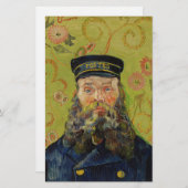 Joseph-Étienne Roulin (door Vincent van Gogh) Briefpapier (Voorkant / Achterkant)