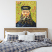 Joseph-Étienne Roulin (door Vincent van Gogh) Canvas Afdruk (Insitu (Slaapkamer))