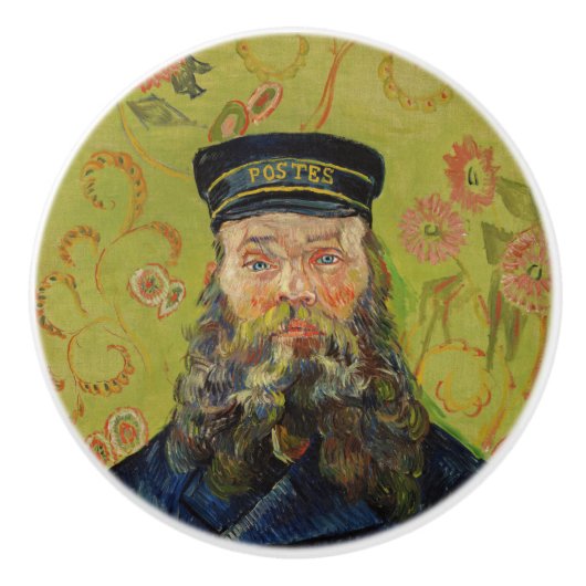 Joseph-Étienne Roulin (door Vincent van Gogh) Keramische Knop (Voorkant)