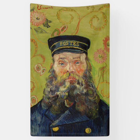 Joseph-Étienne Roulin (door Vincent van Gogh) Spandoek (Verticaal)