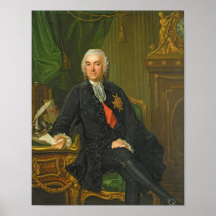 Joseph-Francois Foulon na 1760 Poster