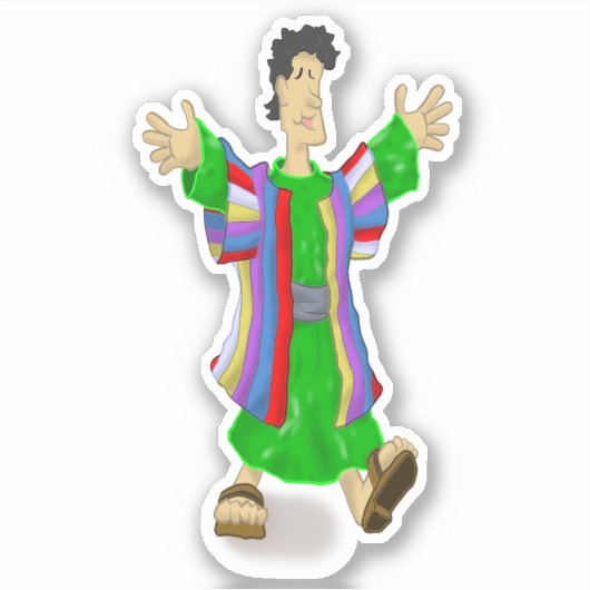 Joseph Genesis 37:1 Sticker (Voorkant)