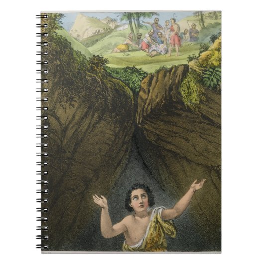 Joseph Ging in de put door zijn Brethren, van een Notitieboek (Voorkant)