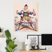Joseph Grimaldi, Clown 1778-1837 Poster (Thuiskantoor)
