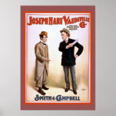 Joseph Hart Vaudeville Co Theater Poster (Voorkant)