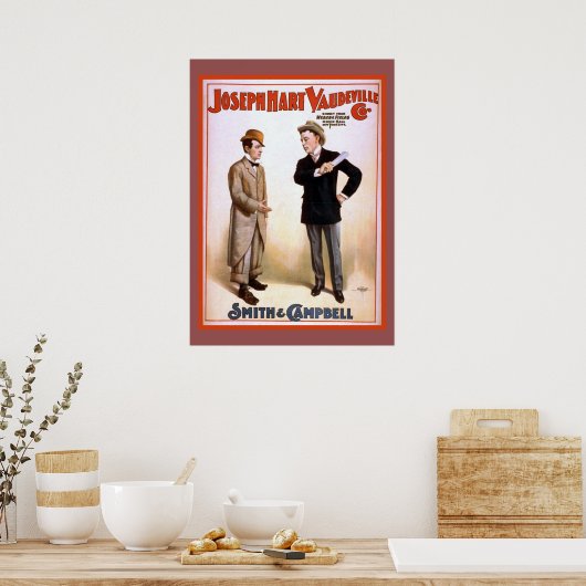Joseph Hart Vaudeville Co Theater Poster (Keuken)