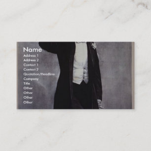 Joseph Hart Vaudeville, 'Henry French' Retro Theat Visitekaartje