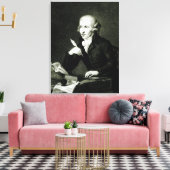 Joseph Haydn c.1770 Canvas Afdruk (Insitu (Woonkamer))