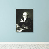 Joseph Haydn c.1770 Canvas Afdruk (Insitu (Houten vloer))