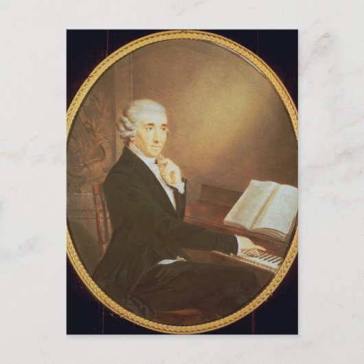 Joseph Haydn c.1795 Briefkaart (Voorkant)