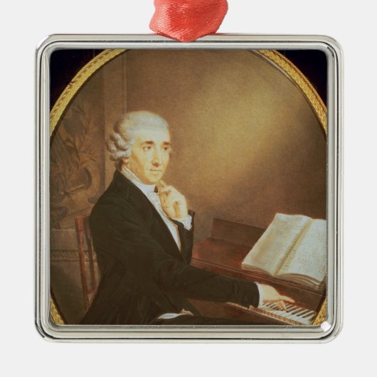 Joseph Haydn c.1795 Metalen Ornament (Voorkant)