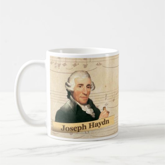 Joseph Haydn Historische Mok (Links)