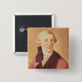 Joseph Haydn Vierkante Button 5,1 Cm (Voorkant /achterkant)