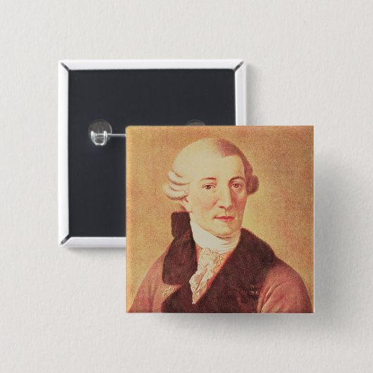 Joseph Haydn Vierkante Button 5,1 Cm (Voorkant /achterkant)