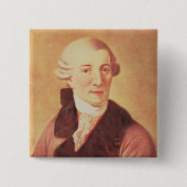 Joseph Haydn Vierkante Button 5,1 Cm (Voorkant)