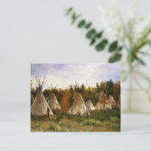 Joseph Henry Sharp The Summer Camp Briefkaart (Staand voorkant)