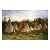 Joseph Henry Sharp The Summer Camp Poster (Voorkant)