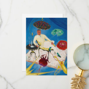 Joseph Hergesheimer door Florine Stettheimer Bedankkaart