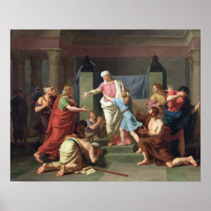 Joseph Herkend door zijn Broers, 1789 Poster