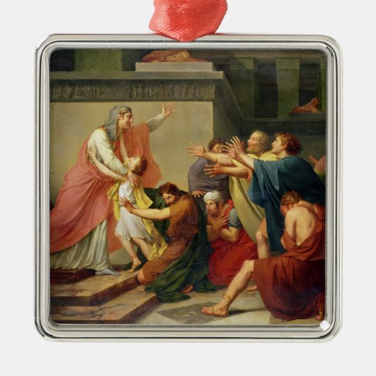 Joseph Herkend door zijn Broers Metalen Ornament (Voorkant)