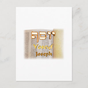Joseph in het Hebrew Briefkaart