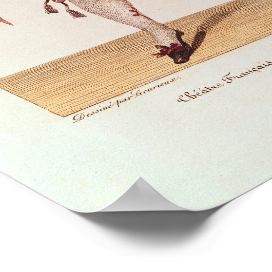 Joseph Isidore Samson in de rol van Figaro Poster (Hoek)