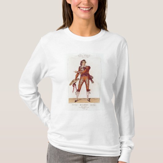 Joseph Isidore Samson in de rol van Figaro T-shirt (Voorkant)