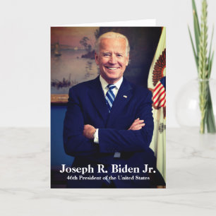 Joseph Joe Biden, 46e President van de Verenigde S Feestdagen Kaart